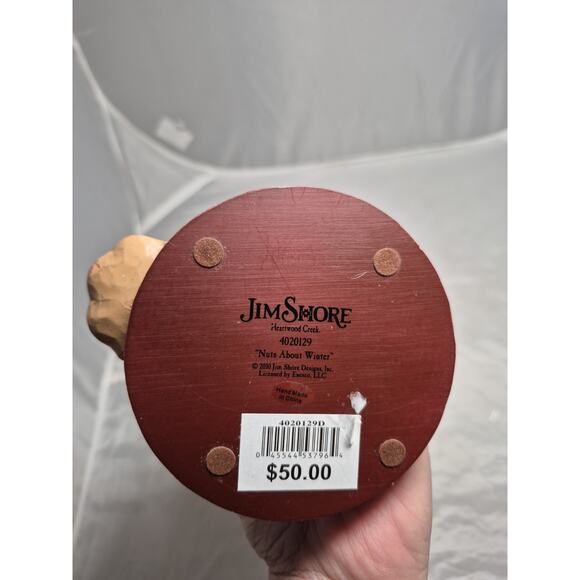 2010 Jim Shore Nutcracker Figurine "Nuts About Winter" Snowman W/ Broom 4020129 - Picture 6 of 11